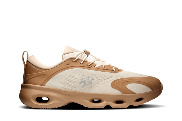 On Running x Loewe On Running Cloudsolo Loewe Dark Sand Cream tênis em bege original na LK Sneakers