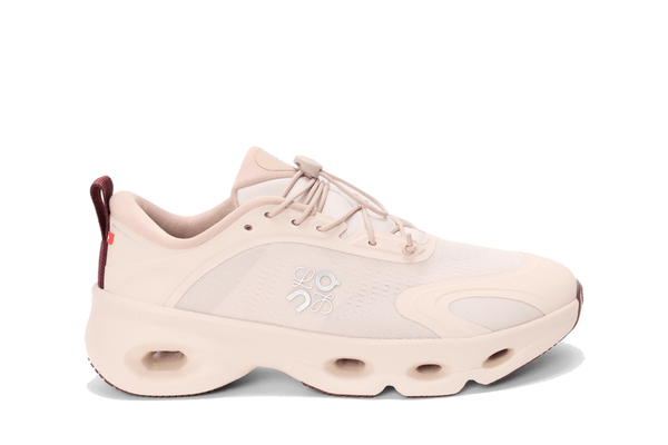 Tênis On Running Cloudsolo Loewe Sand Burgundy Bege