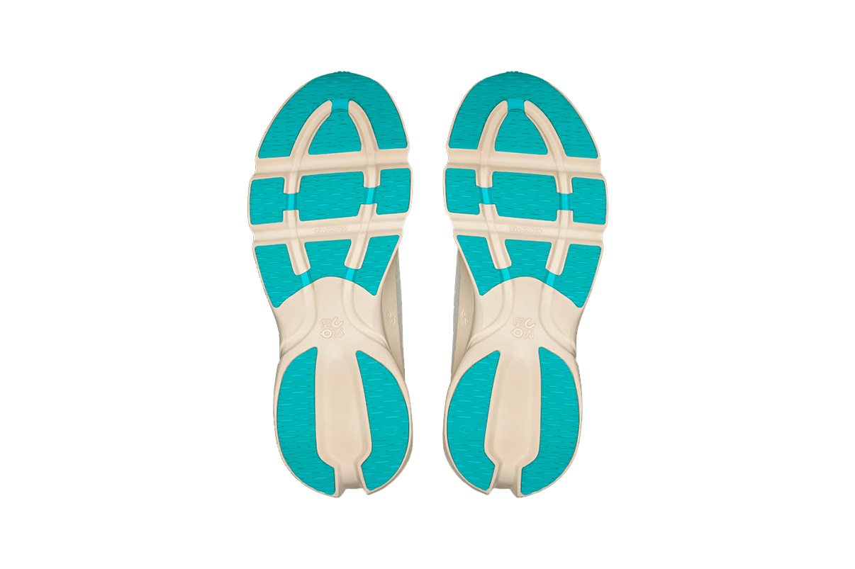 Tênis On Running Cloudsolo Loewe Sand Turquoise Bege - On Running x Loewe - 3MF30664606-1