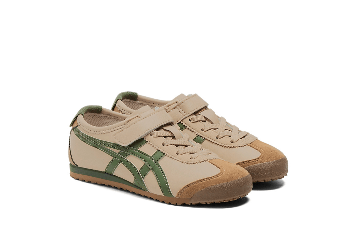 Tênis Onitsuka Tiger Mexico 66 Kids Beige Grass/Green Marrom - Onitsuka Tiger - 1184A049.250 - 1