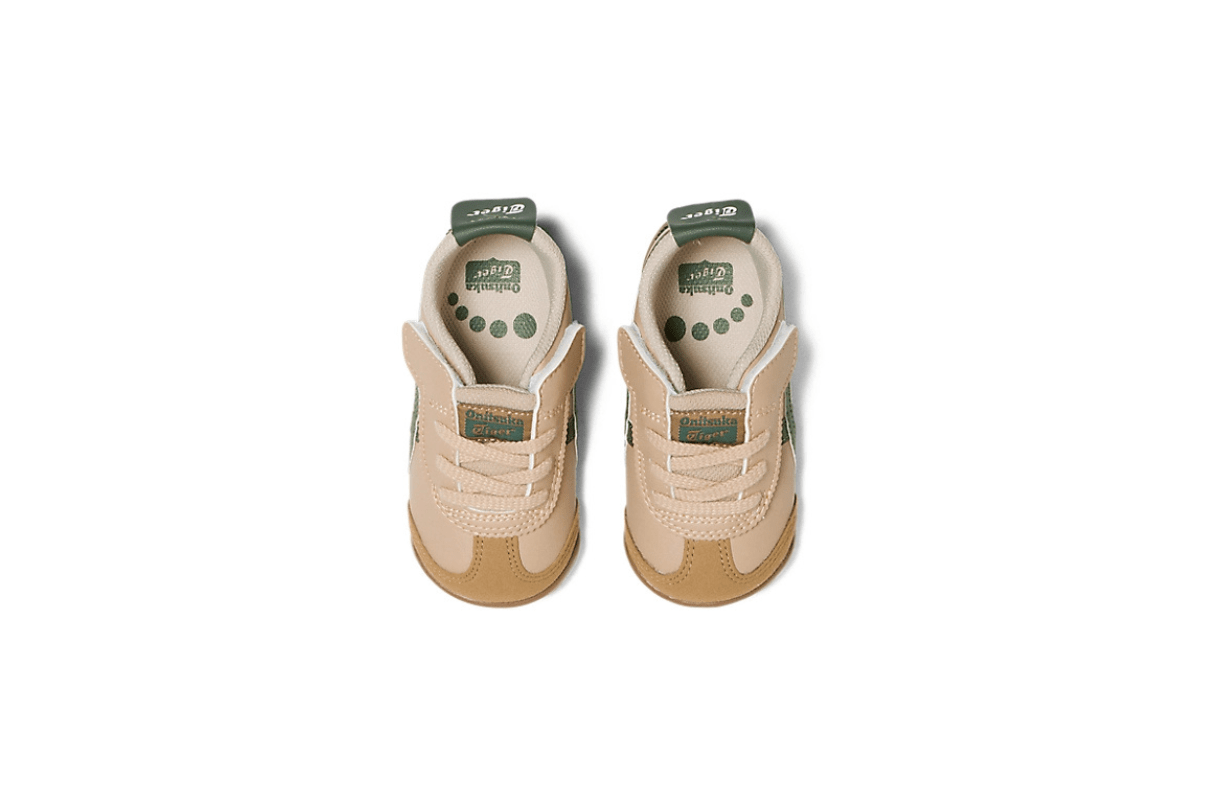 Tênis Onitsuka Tiger Mexico 66 Kids Beige/Green Bege - Onitsuka Tiger - 1184A074.250 - 1
