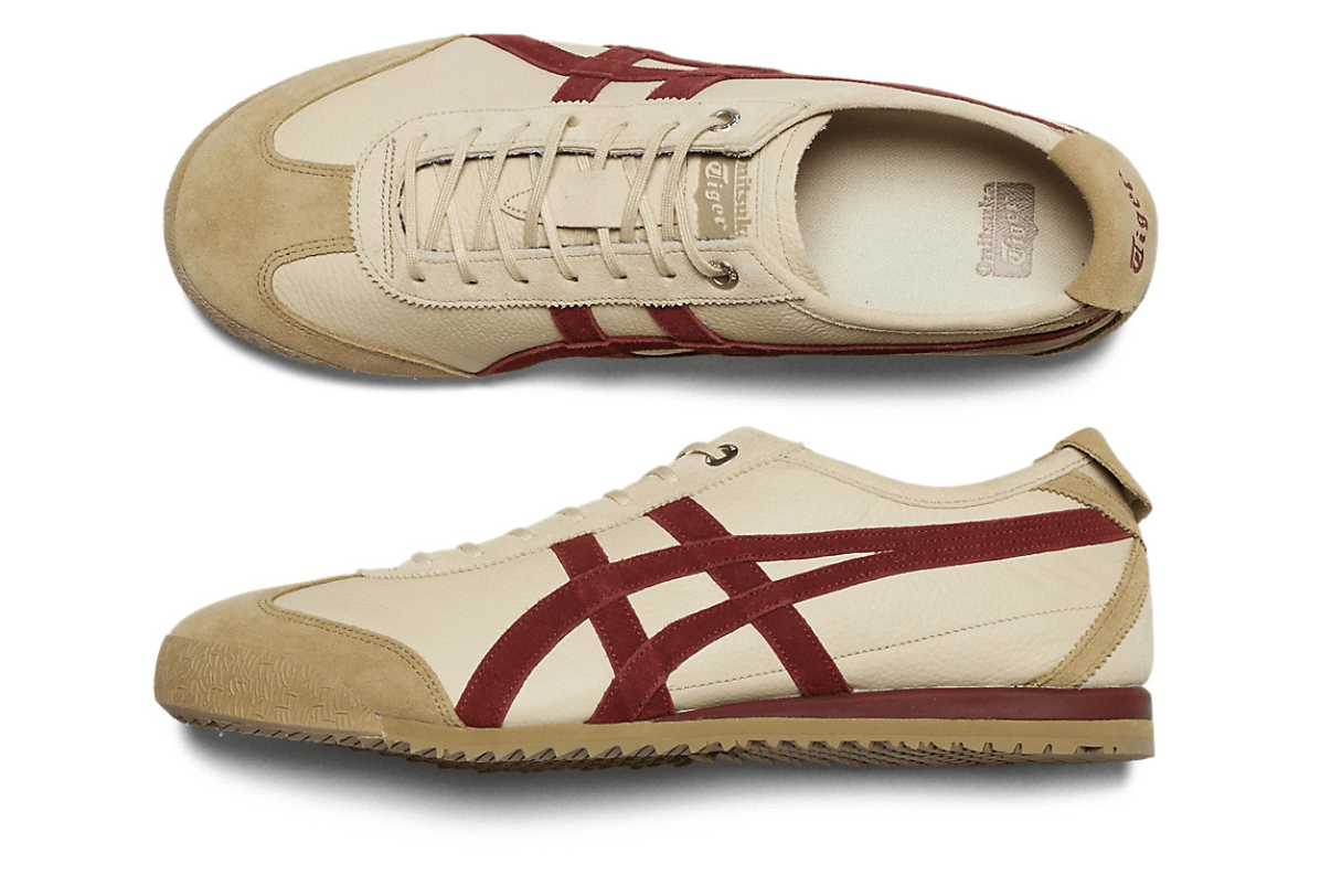 Tênis Onitsuka Tiger Mexico 66 SD Beige Beet Juice Bege - Onitsuka Tiger - 1183C015 - 202 - 1