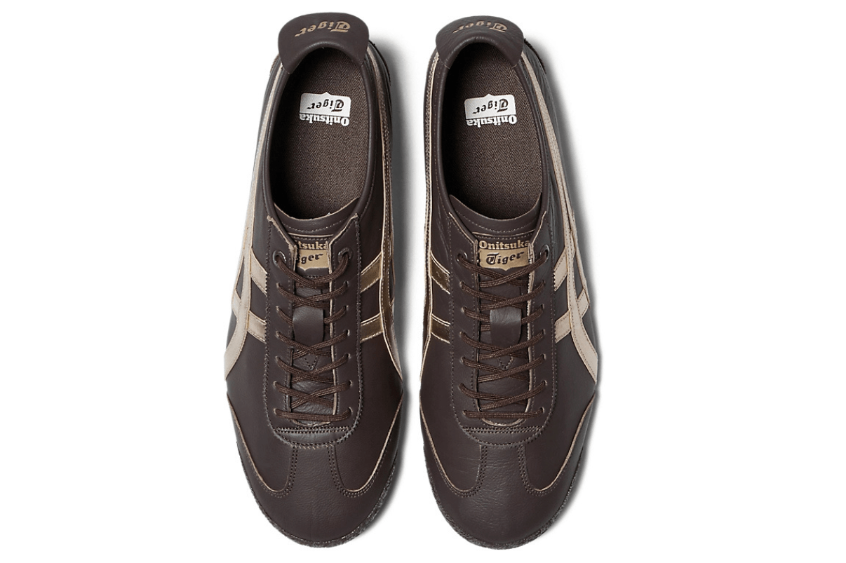 Tênis Onitsuka Tiger Mexico 66 SD Licorice Brown Champagne Marrom - Onitsuka Tiger - 1183A872 - 204 - 1