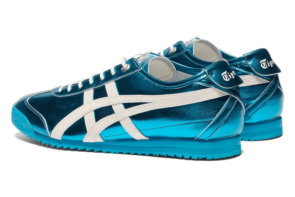 Tênis Onitsuka Tiger Mexico 66 SD Metallic Series Pale Mint Cream Azul - Onitsuka Tiger -