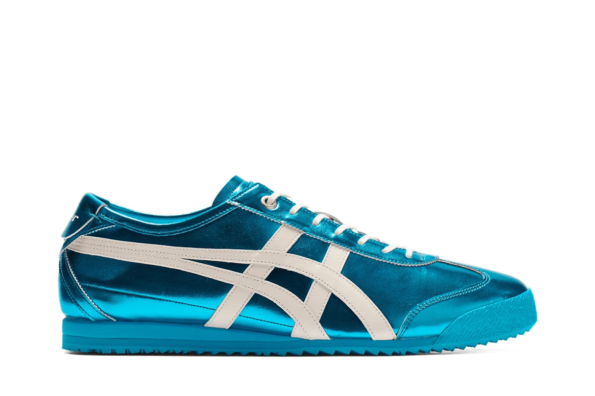 Tênis Onitsuka Tiger Mexico 66 SD Metallic Series Pale Mint Cream Azul - Onitsuka Tiger -