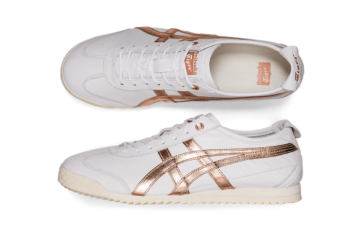 Tênis Onitsuka Tiger Mexico 66 SD White/Rose Gold Branco - Onitsuka Tiger - 1183A872.106 - 1