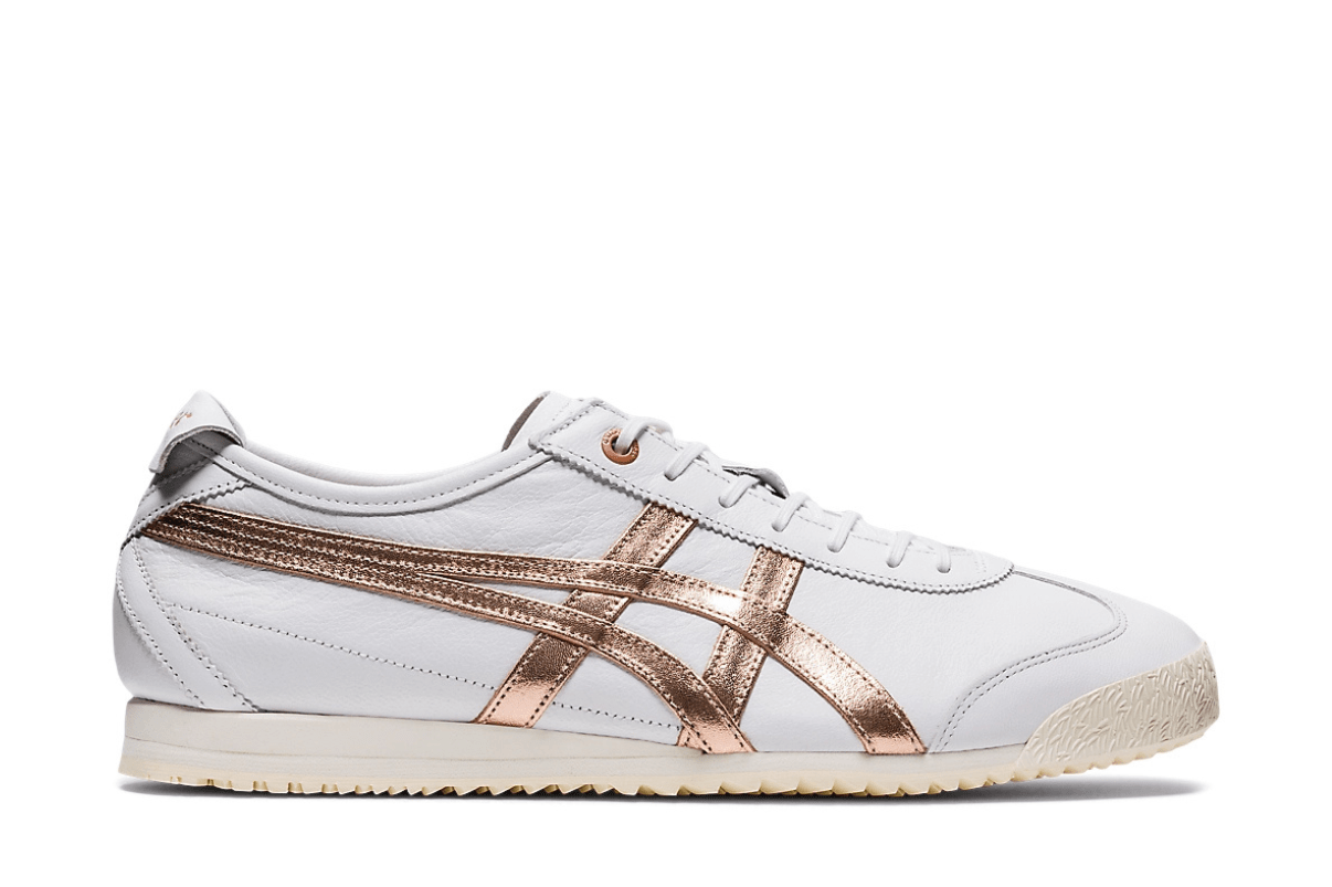 Tênis Onitsuka Tiger Mexico 66 SD White/Rose Gold Branco - LK Tênis Onitsuka Tiger Mexico 66 SD White/Rose Gold Branco - LK