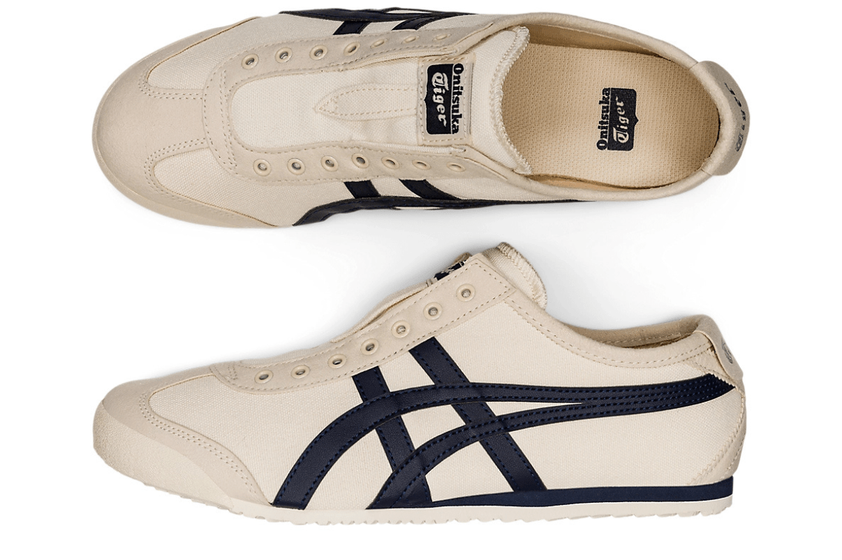 Tênis Onitsuka Tiger Mexico 66 Slip - On Birch Midnight Bege - Onitsuka Tiger - 1183A360.205 - 1