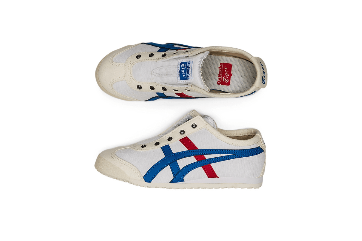 Tênis Onitsuka Tiger Mexico 66 Slip - On Kids Branco - Onitsuka Tiger - 1184A085.100 - 1