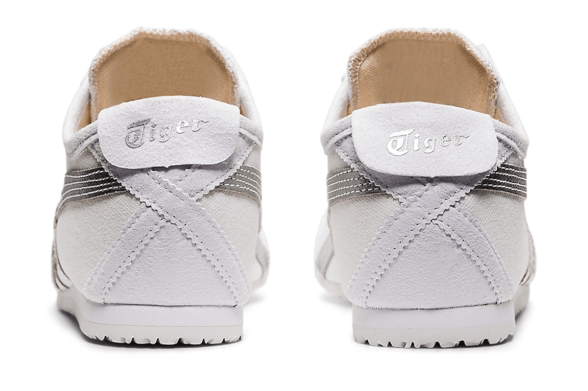 Tênis Onitsuka Tiger Mexico 66 Slip - On White Pure Silver Prateado - Onitsuka Tiger - 1183A962 - 101 - 1