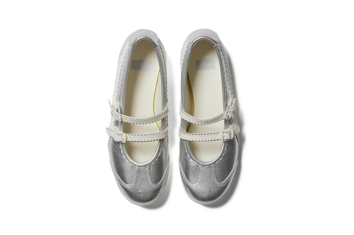 Tênis Onitsuka Tiger Mexico 66 TGRS Silver Cream Prateado - Onitsuka Tiger - 43774078386570