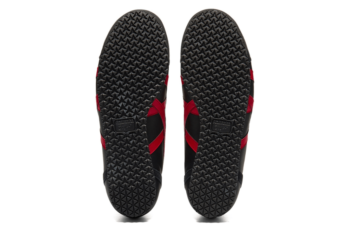 Tênis Onitsuka Tiger Mexico Mid Runner Black/Classic Red Preto - Onitsuka Tiger - 1183B577.001 - 1