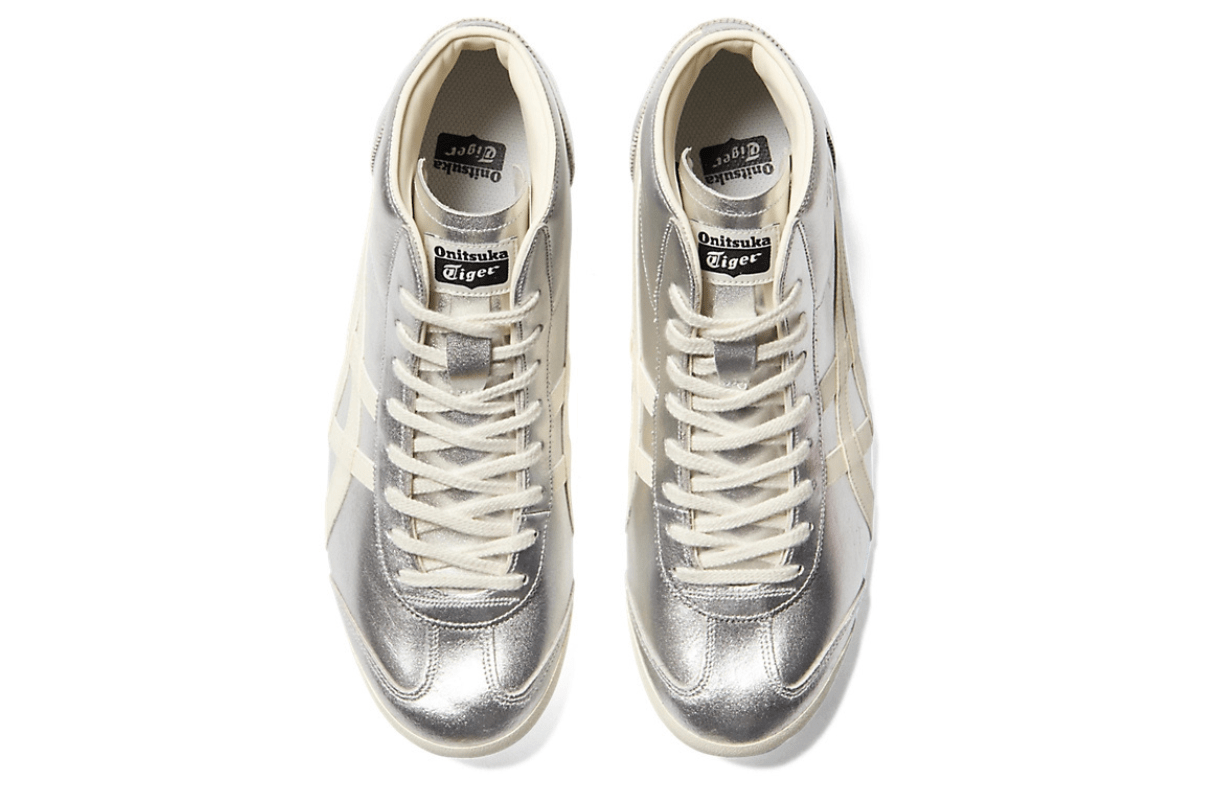 Tênis Onitsuka Tiger Mexico Mid Runner Silver/Cream Prateado - Onitsuka Tiger - 1183B577.020 - 1
