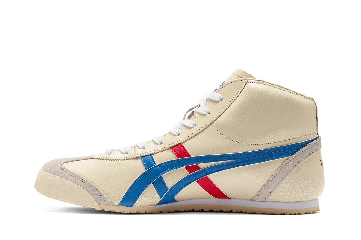 Tênis Onitsuka Tiger Mexico Mid Runner White/Blue Bege - Onitsuka Tiger - 1183B577.102 - 1
