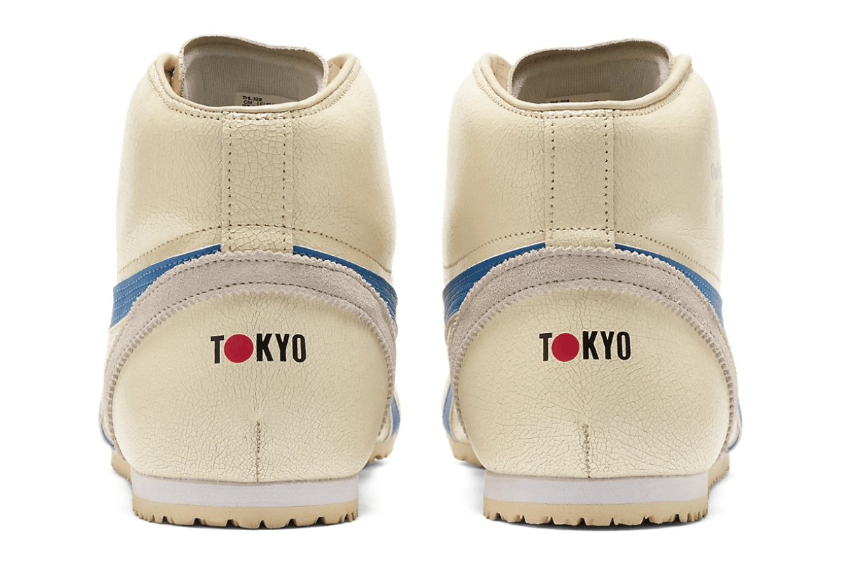 Tênis Onitsuka Tiger Mexico Mid Runner White/Blue Bege - Onitsuka Tiger - 1183B577.102 - 1
