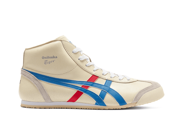 Onitsuka Tiger Onitsuka Tiger Mexico Mid Runner White/Blue tênis em bege original na LK Sneakers