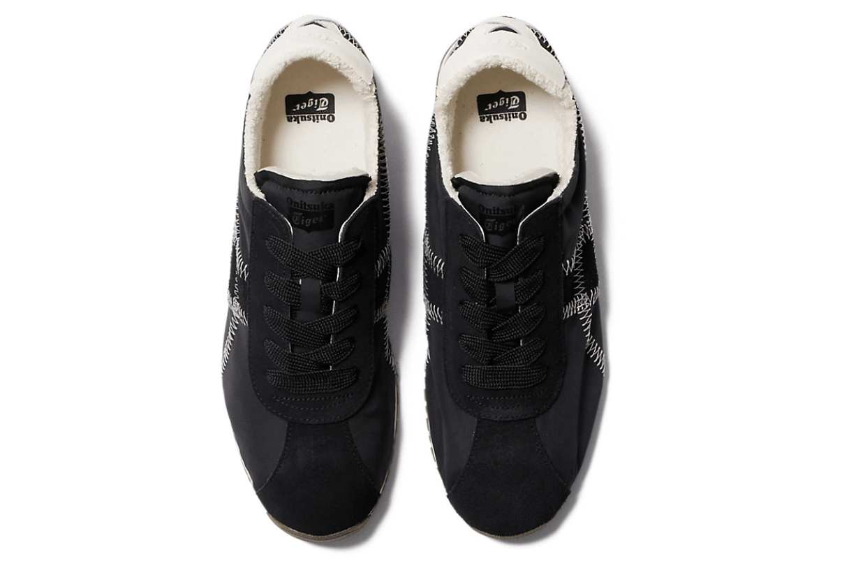 Tênis Onitsuka Tiger Tiger Corsair A55 Black Cream Preto - Onitsuka Tiger - 1183C317.001 - 1