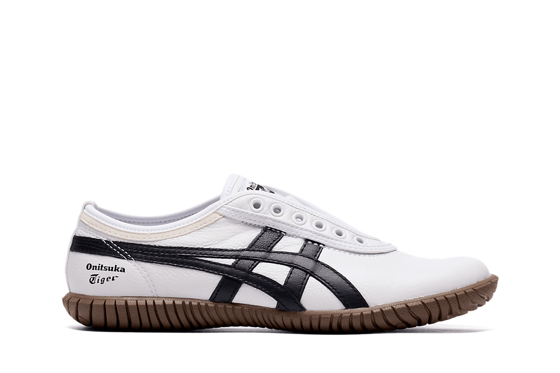 Tênis Onitsuka Tiger Tsunahiki Slip - On White/Black Branco - Onitsuka Tiger - 1183C529.101-1