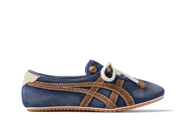 Tênis Onitsuka Tiger x Versace TAI-CHI Sakura Suede Sneakers Blue Azul