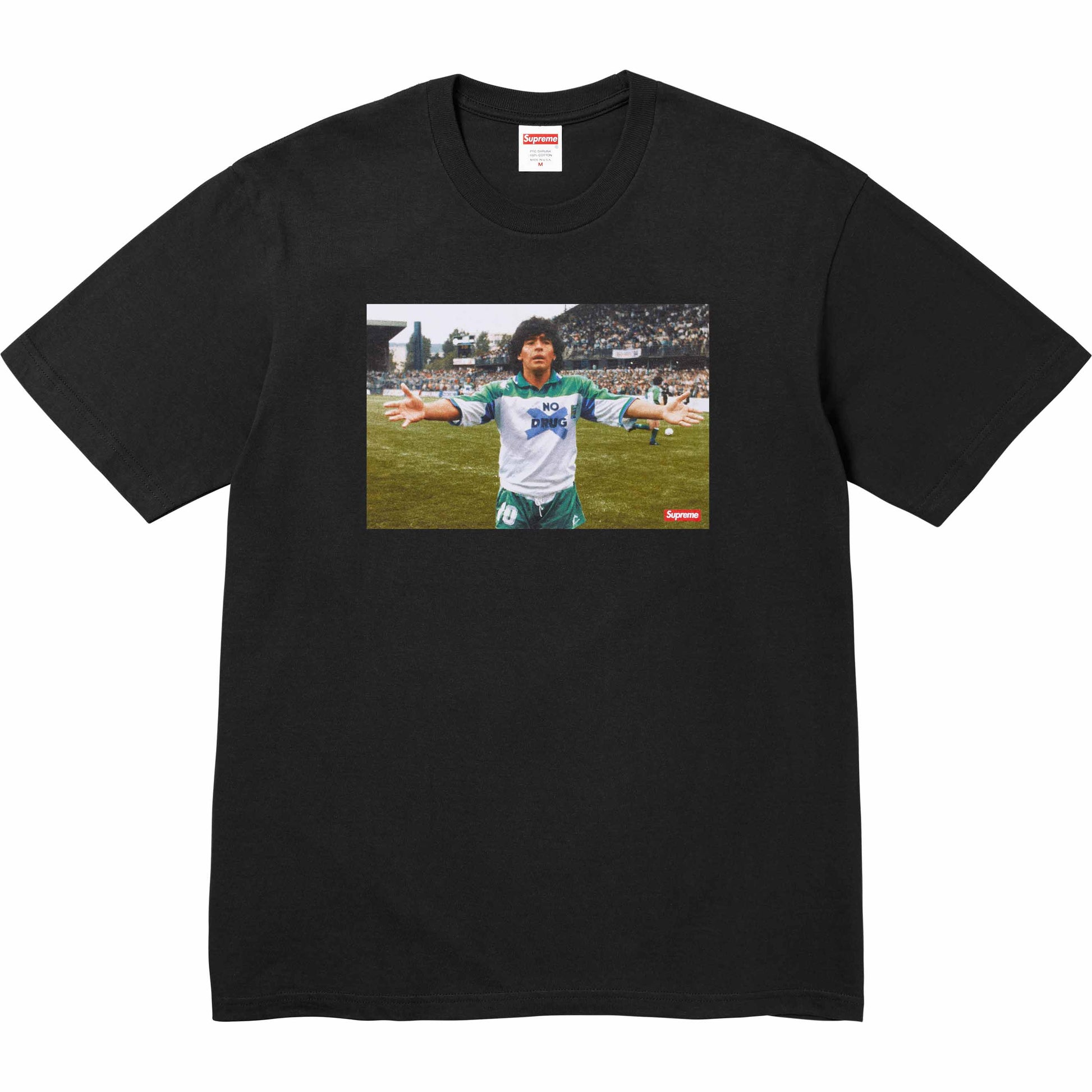 Camiseta Supreme "Maradona" Preto - LK Sneakers -