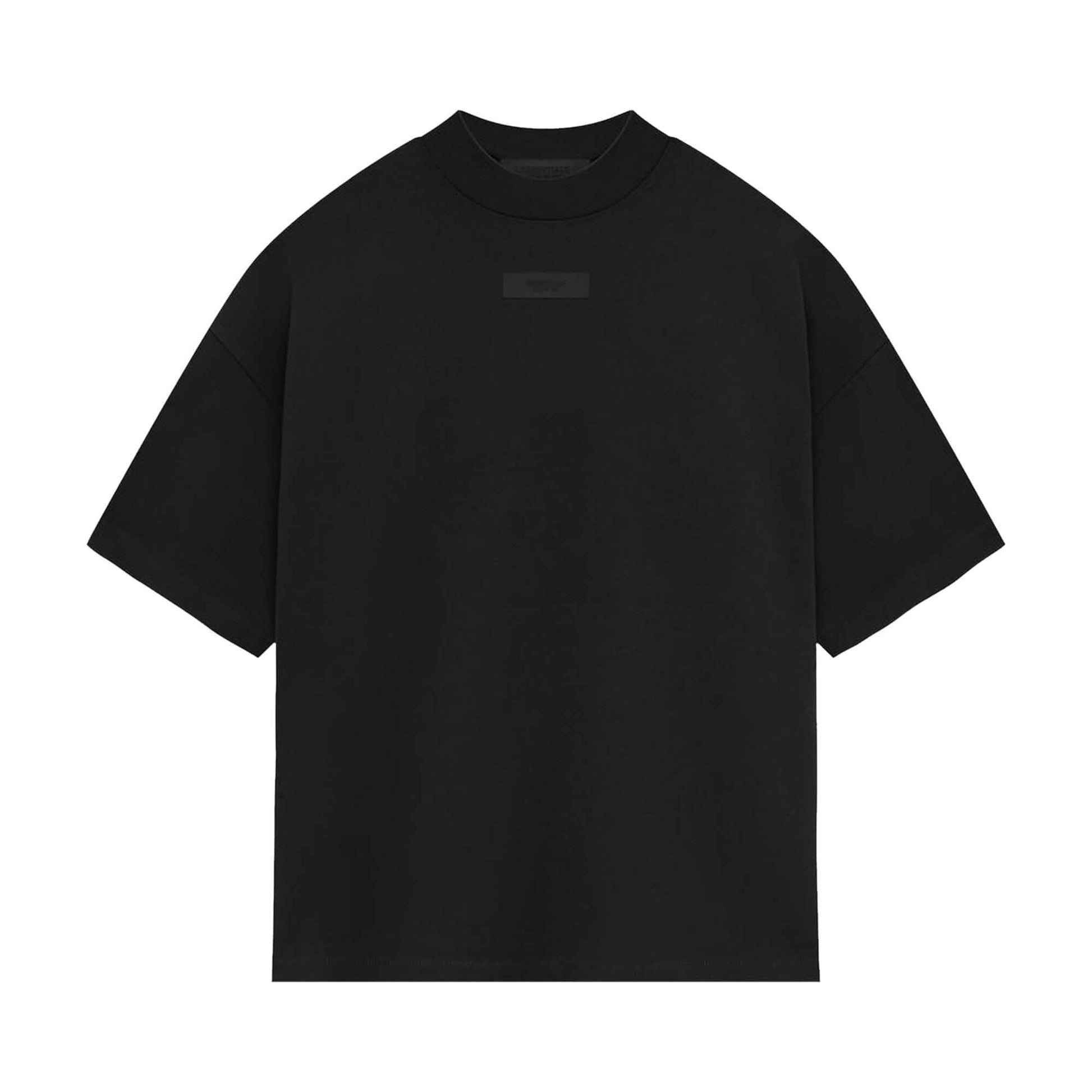 Camiseta Essentials Fear of God Crewneck Jet Black Preto - LK Sneakers -