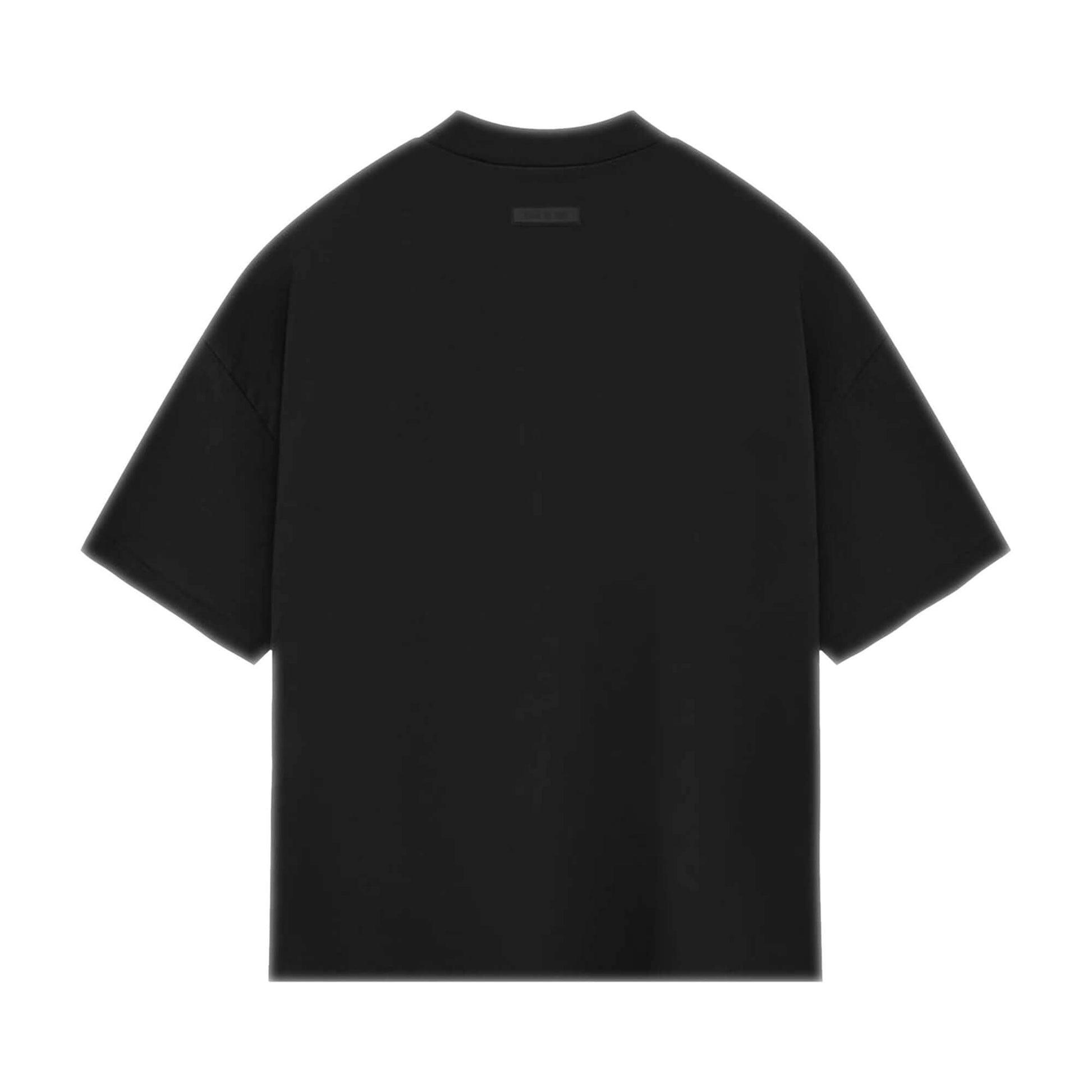 Camiseta Essentials Fear of God Crewneck Jet Black Preto - LK Sneakers -