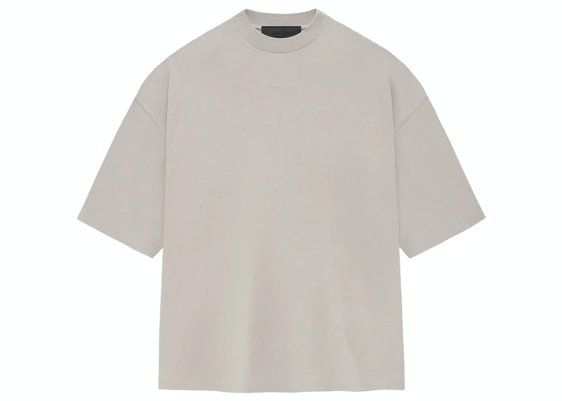 Camiseta Oversized Essentials Fear of God "Silver Cloud" Cinza - Camiseta - LK Sneakers -