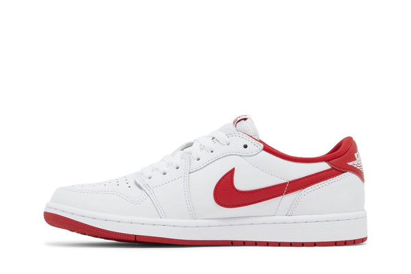 Tênis Nike Air Jordan 1 Retro Low OG University Red Branco