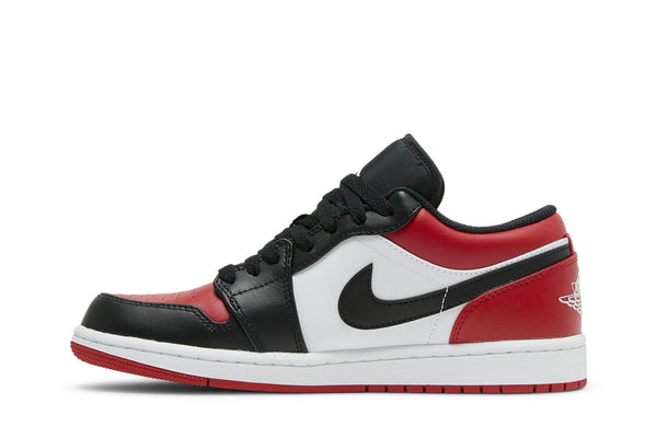 Tênis Nike Air Jordan 1 Low Bred Toe Vermelho