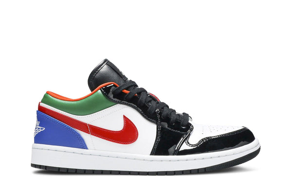 Jordan Nike Air Jordan 1 Low Multi-Color Royal Toe Colorido tênis original na LK Sneakers