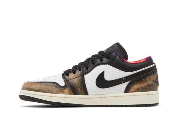 Tênis Nike Air Jordan 1 Low SE Wear Away Tan Preto