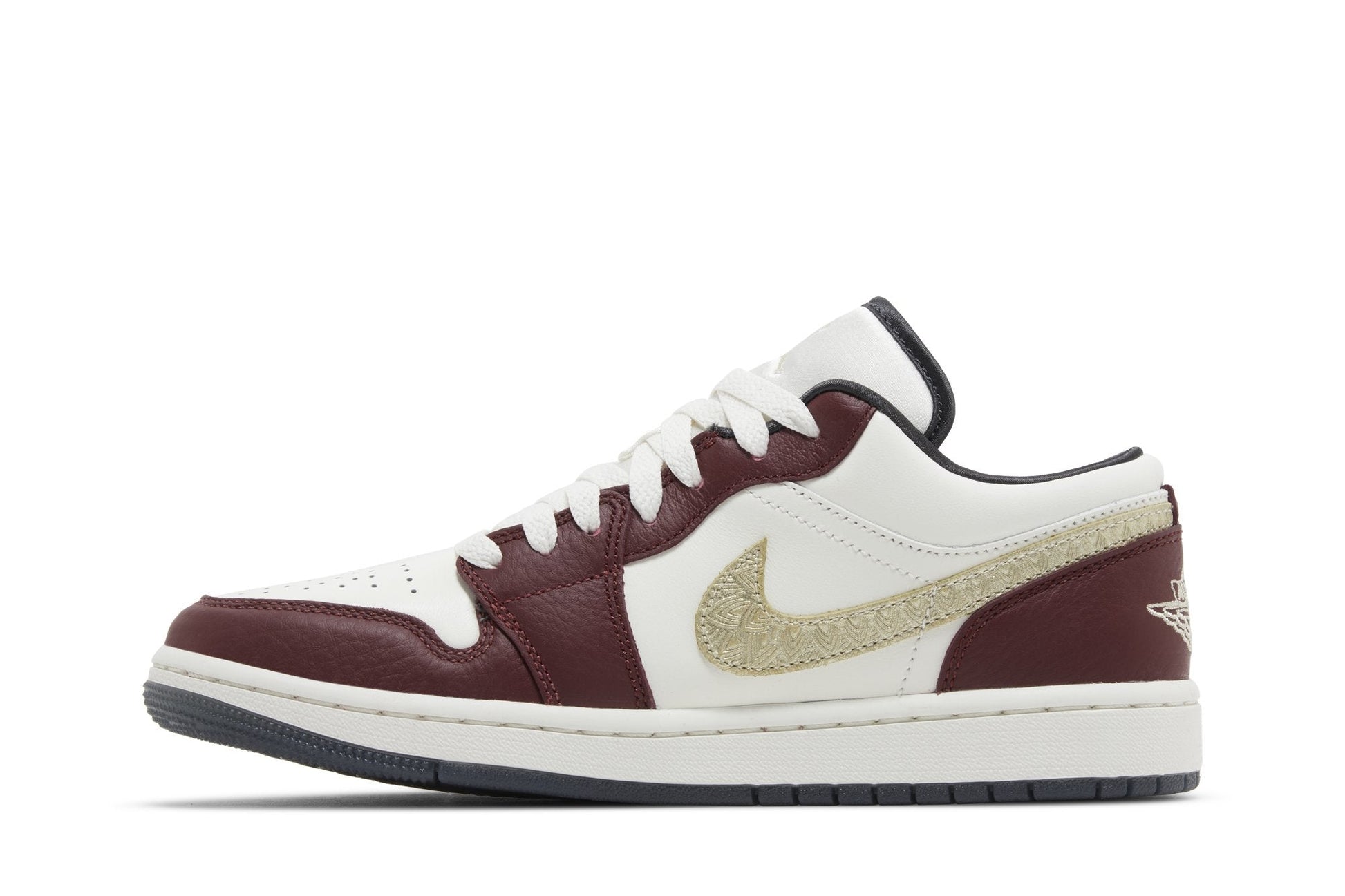 Tênis Air Jordan 1 Low "Year of Dragon 2024" Vinho - Nike - FJ5735100