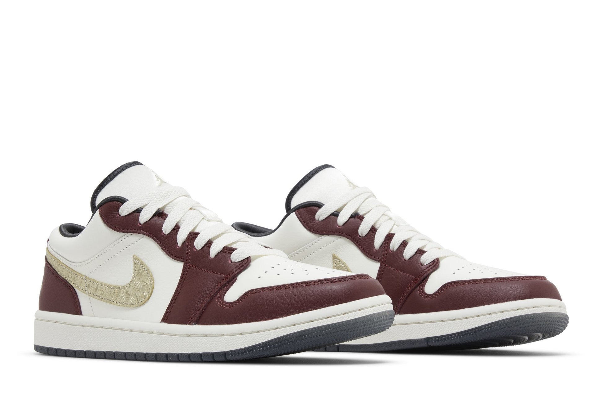 Tênis Air Jordan 1 Low "Year of Dragon 2024" Vinho - Nike - FJ5735100