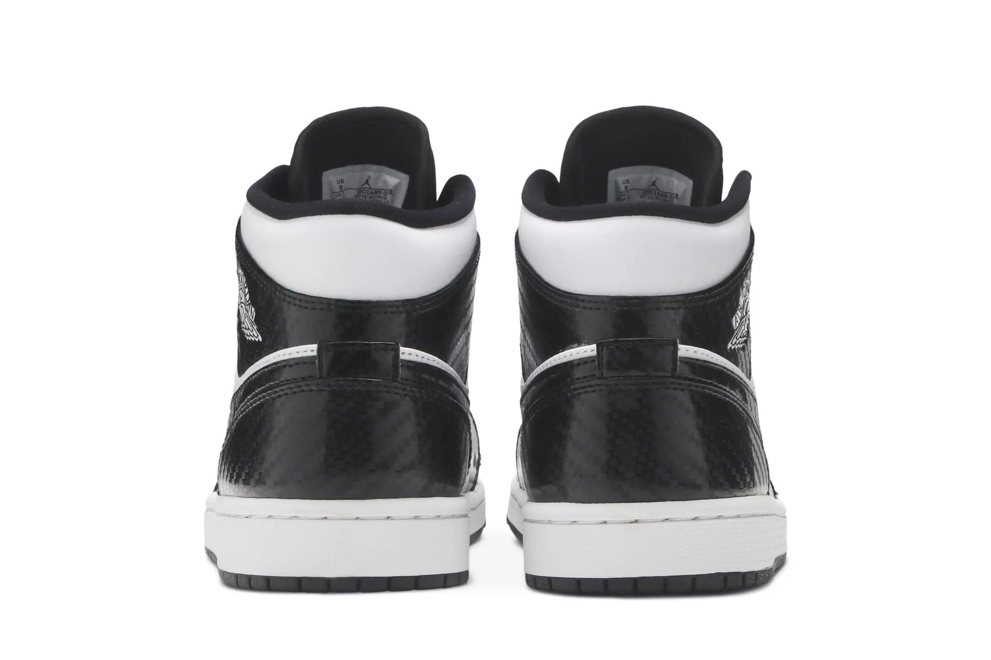 Tênis Air Jordan 1 Mid Carbon Fiber Preto - LK.Sneakers -
