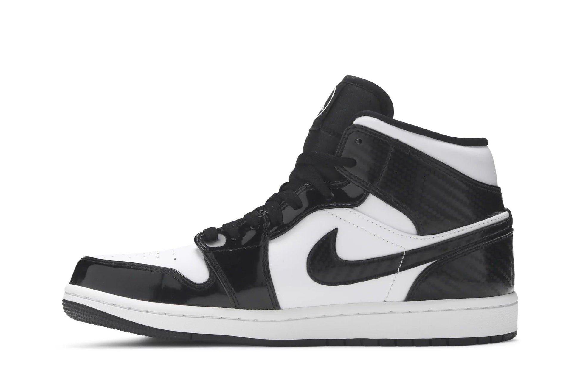 Tênis Air Jordan 1 Mid Carbon Fiber Preto - LK.Sneakers -