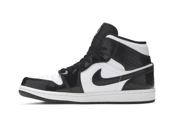 Tênis Nike Air Jordan 1 Mid Carbon Fiber Preto