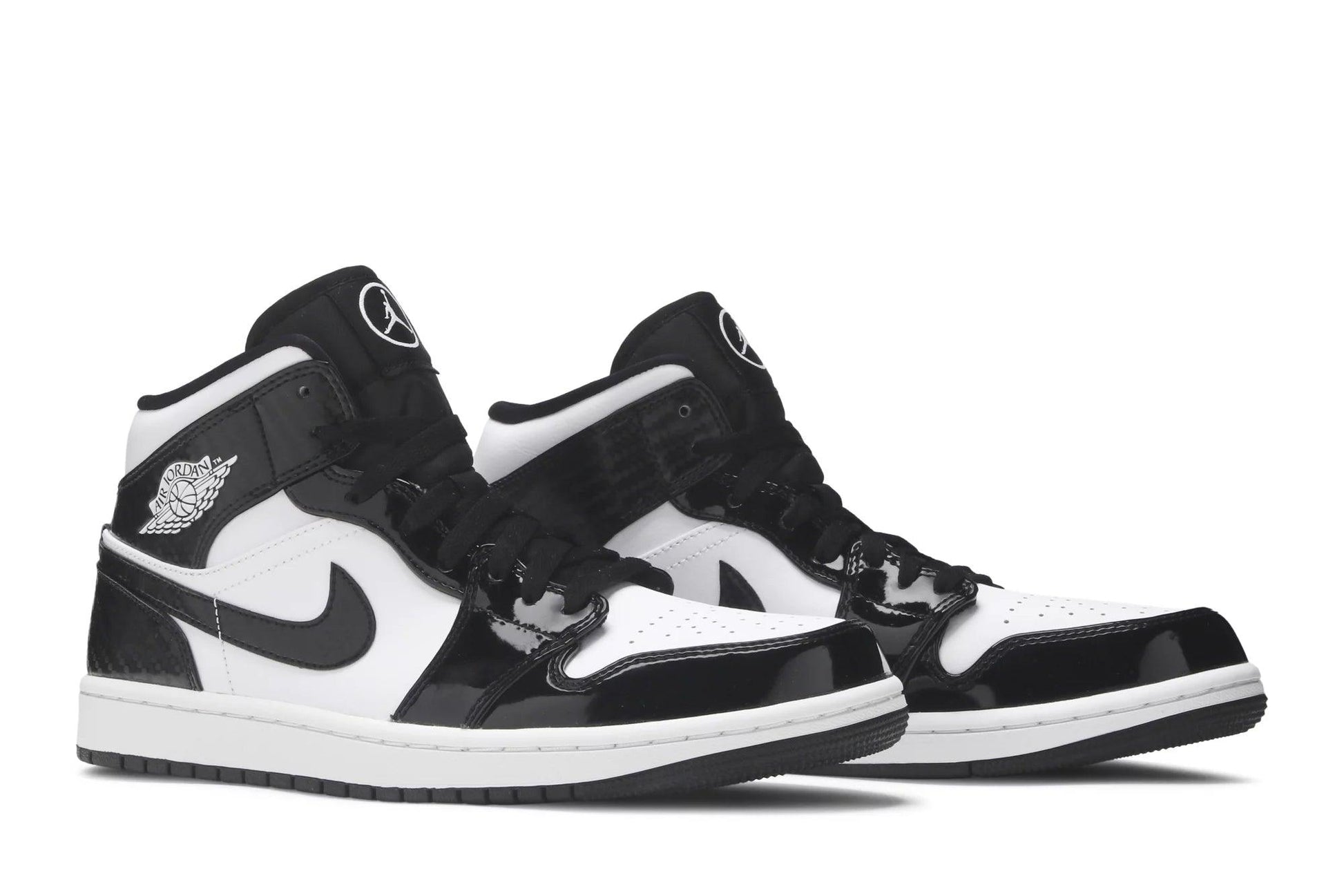 Tênis Air Jordan 1 Mid Carbon Fiber Preto - LK.Sneakers -