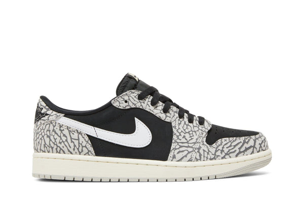 Jordan Nike Air Jordan 1 Retro Low OG 'Black Cement' tênis em preto original na LK Sneakers
