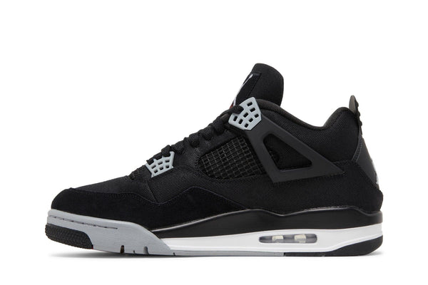Tênis Nike Air Jordan 4 SE Black Canvas Preto