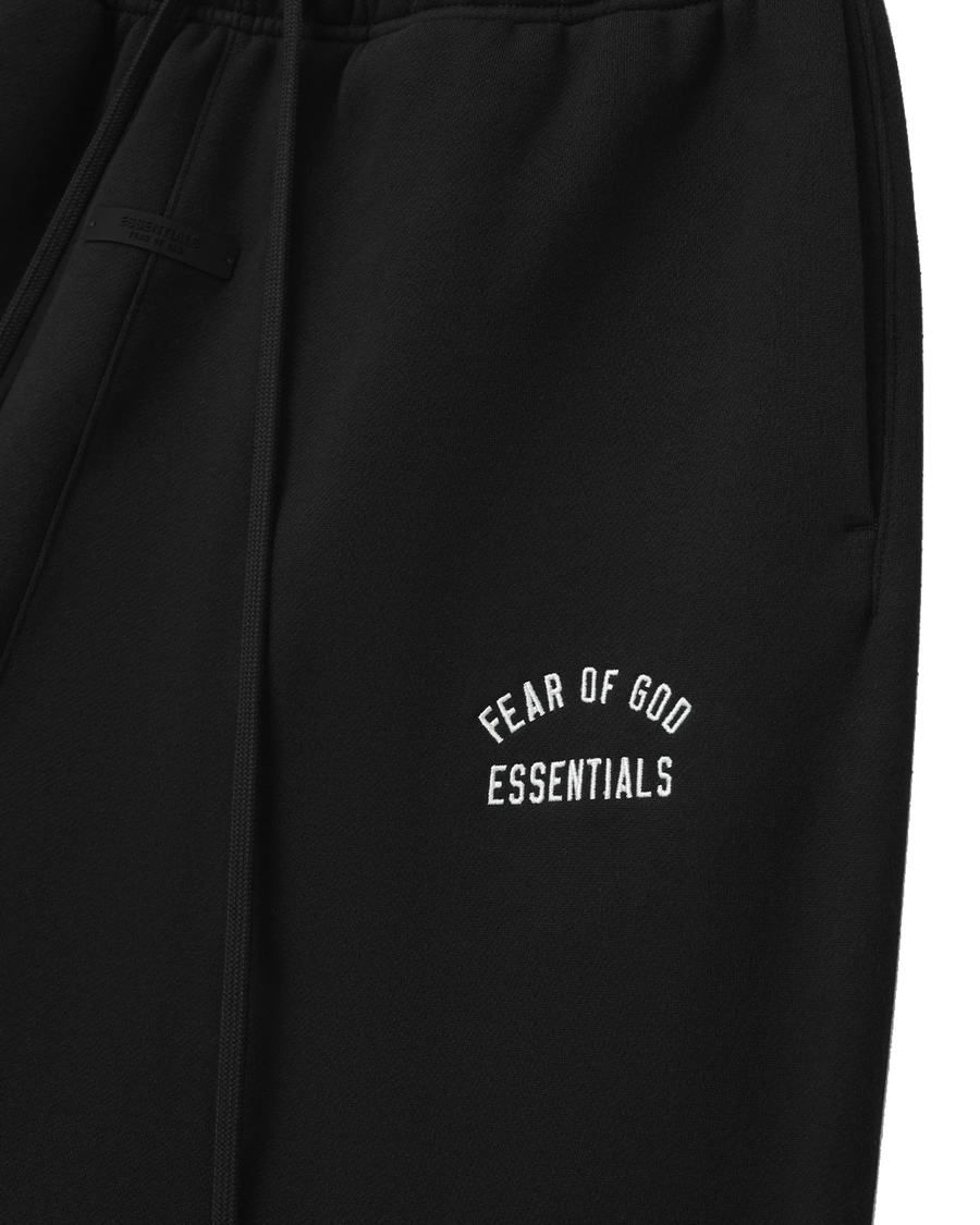Calça Essentials Varsity Flare Sweatpant Vintage Black Preto