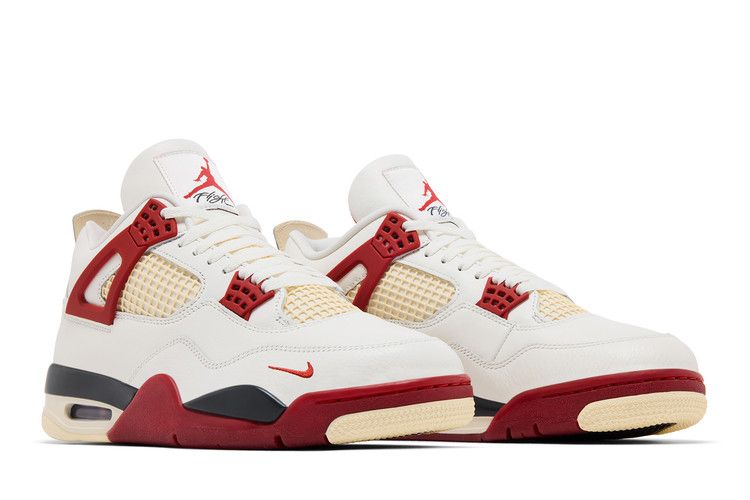 Tênis Nike Air Jordan 4 OG SP x Nigel Sylvester Brick After Brick Branco
