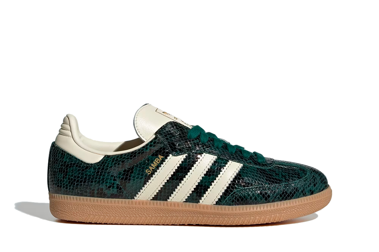 Tênis Adidas Samba OG Snakeskin Collegiate Green Verde