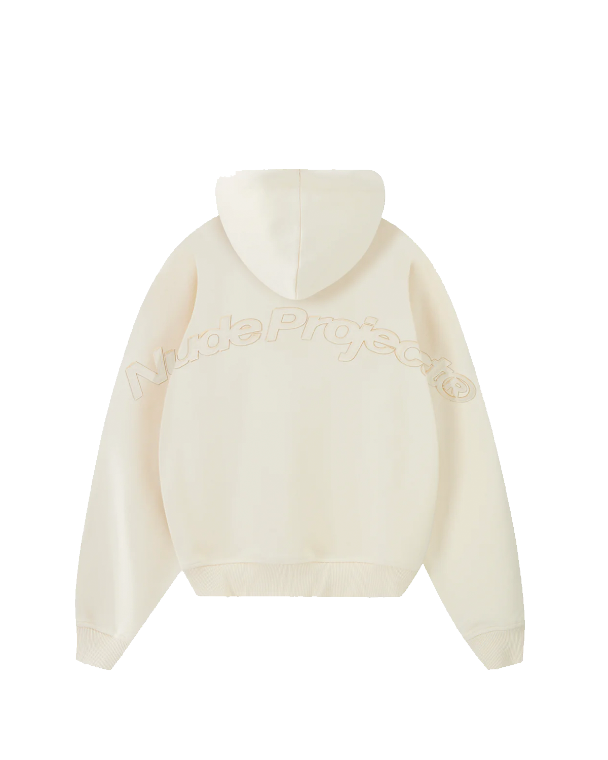 Moletom Nude Project Marble Hoodie Marshmallow Off White