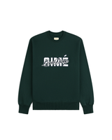 Moletom Aimé Leon Dore Overlay Logo Crewneck Sweatshirt Verde
