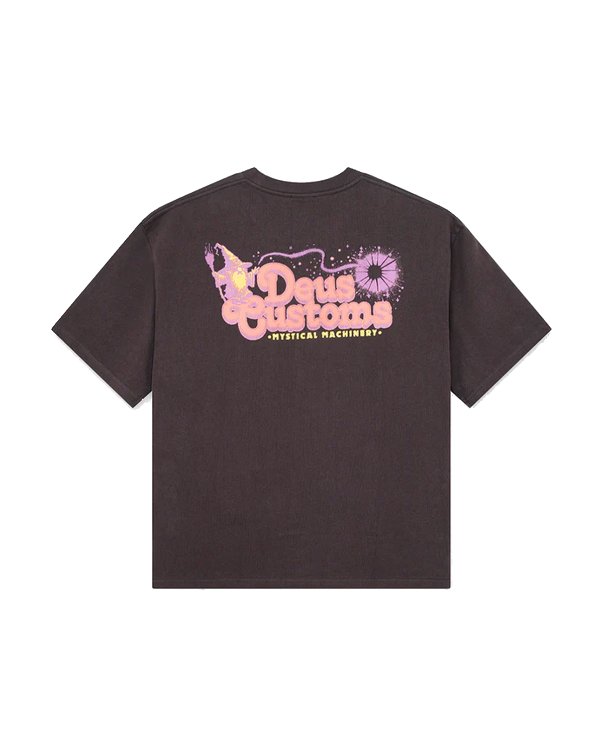 Camiseta Deus Ex Machina Mystical Machine Black Preto