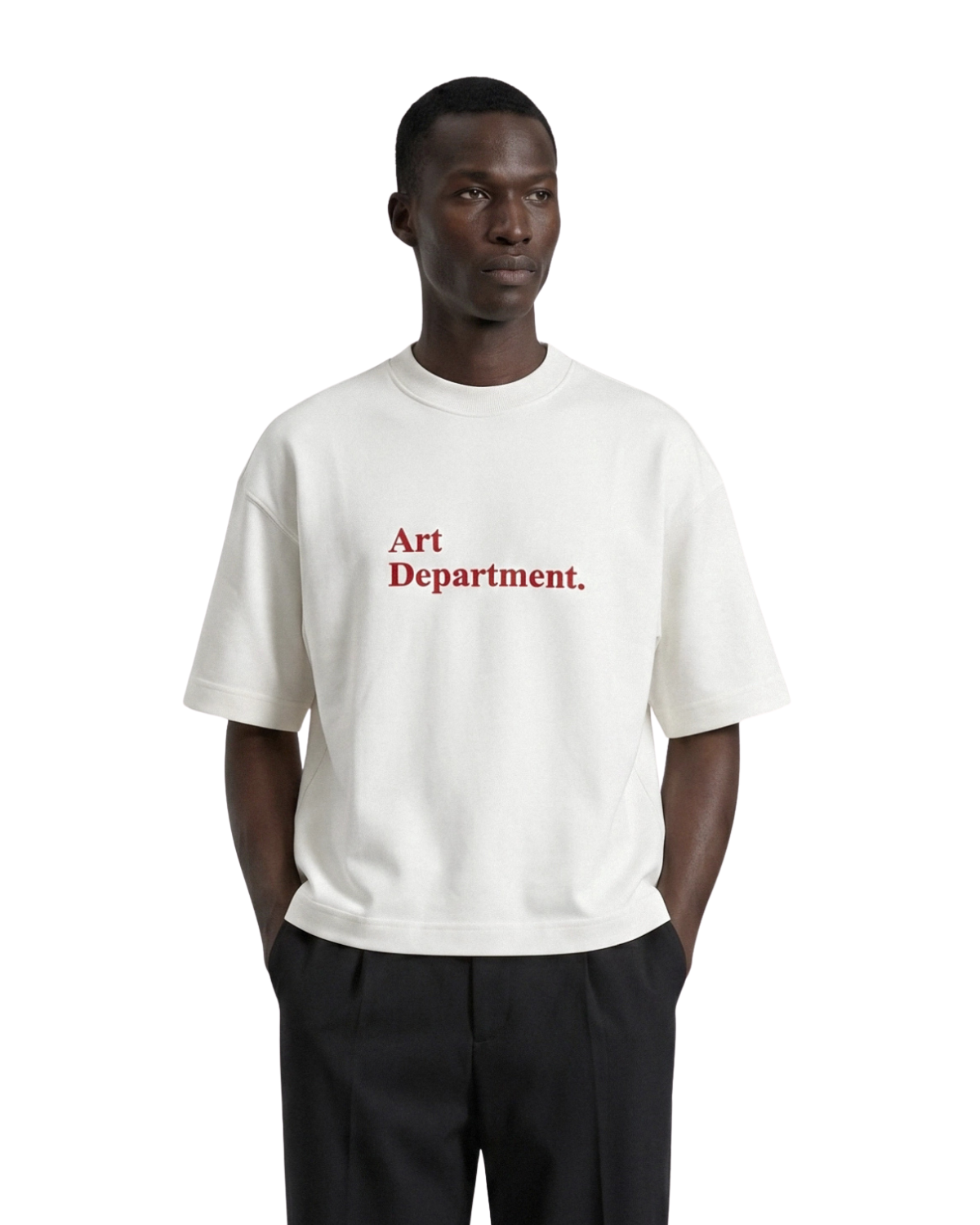 Camiseta Saint Studio Boxy Art Department Branco
