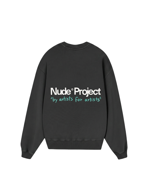 Moletom Nude Project Cult Kid Blue/Grey Cinza