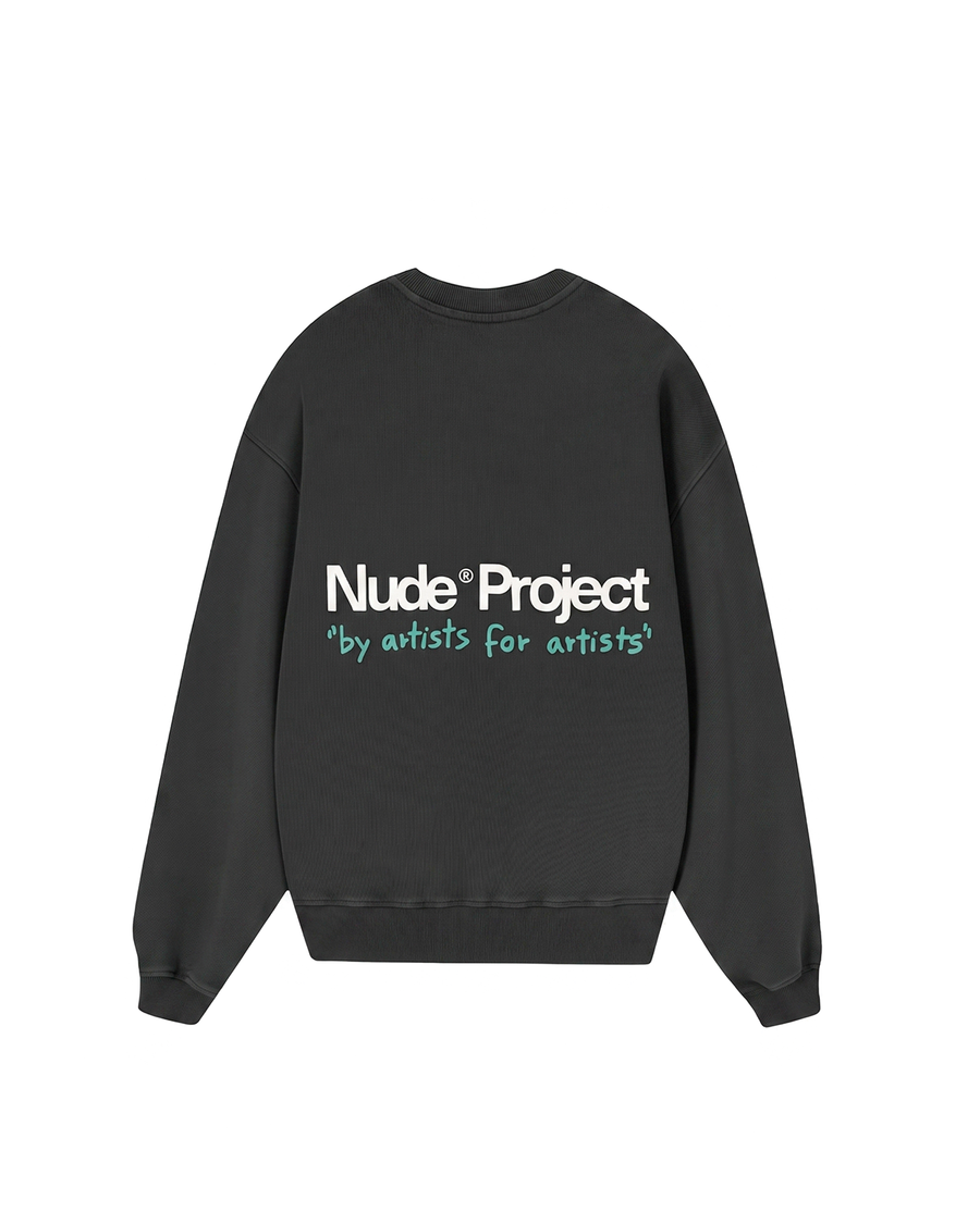 Moletom Nude Project Cult Kid Blue/Grey Cinza