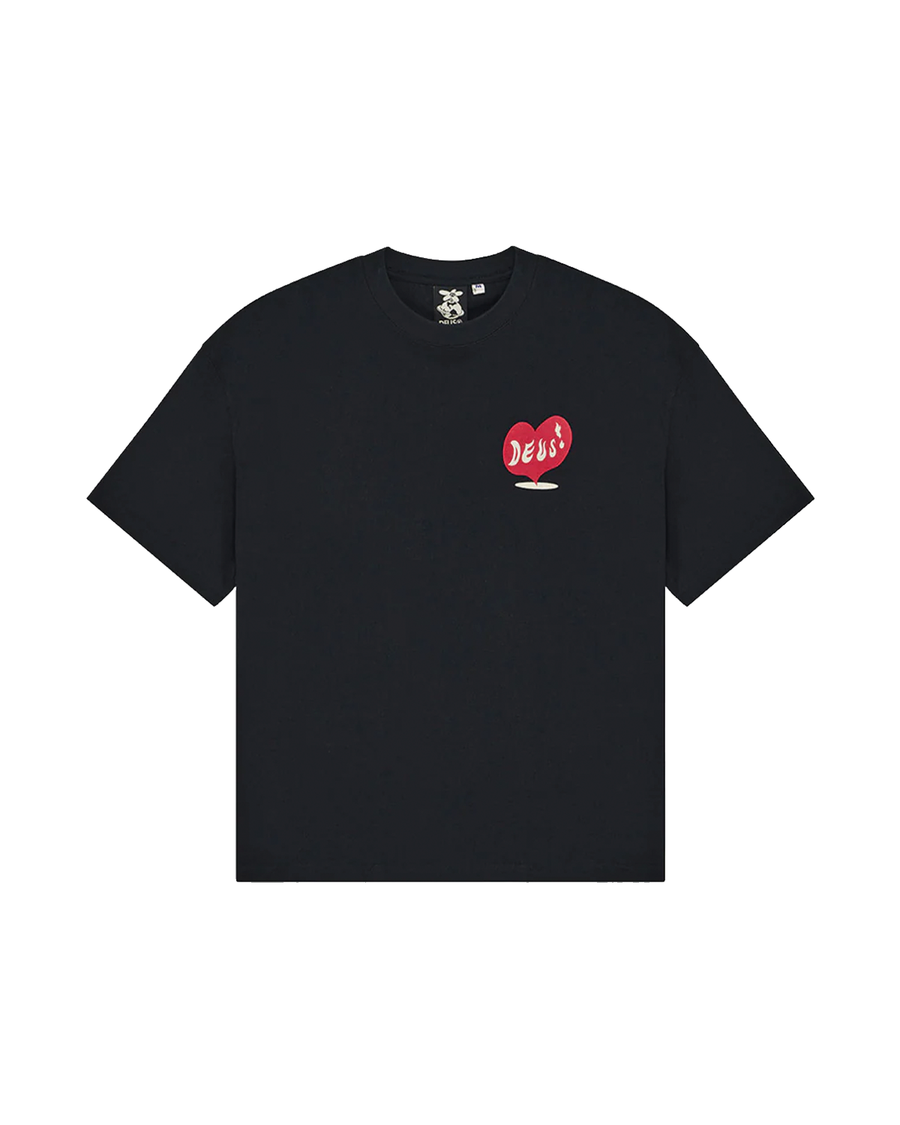 Camiseta Deus Ex Machina Oversized Deep Cut Black Preto