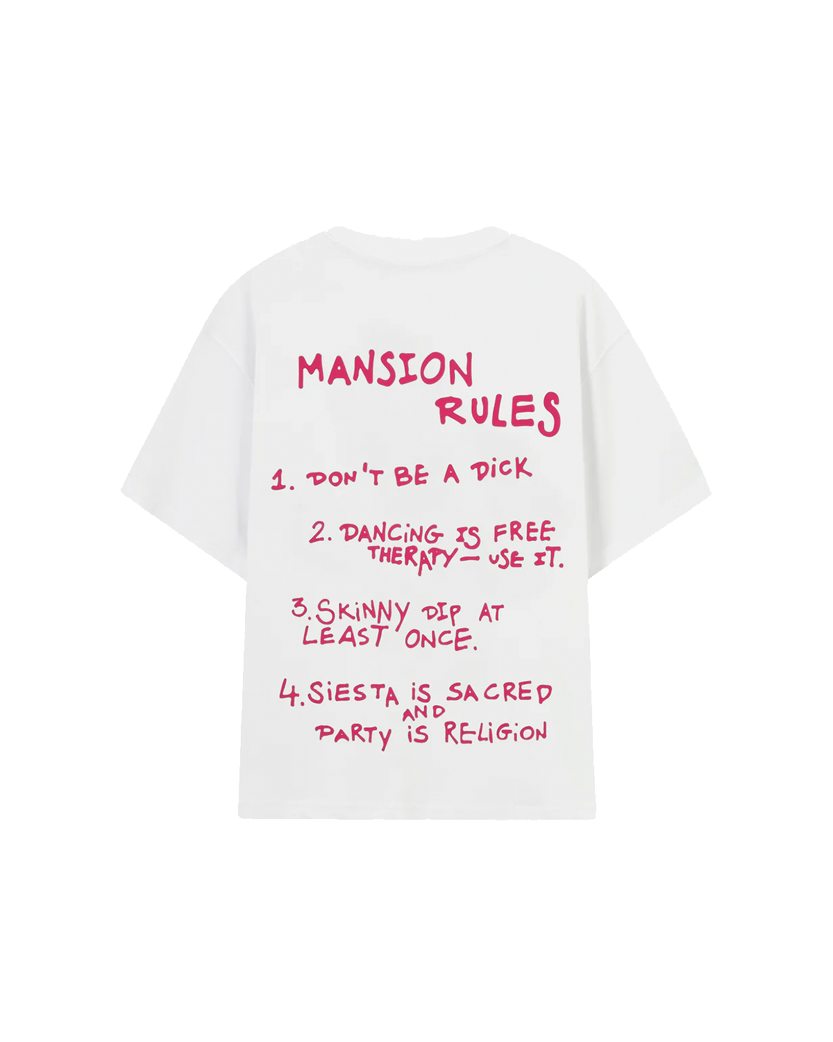 Camiseta Nude Project House Rules White Branco